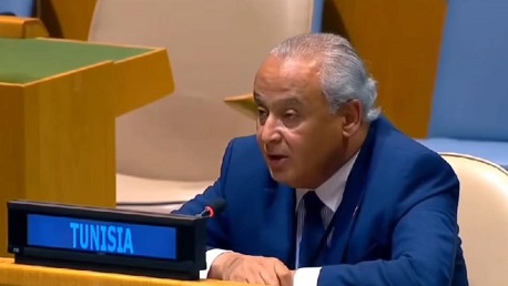 طارق الأدب المندوب الدائم لتونس لدى منظمة الأمم المتحدة 