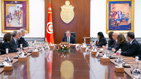  رئيس الحكومة يشرف على جلسة عمل مع البنك الدولي