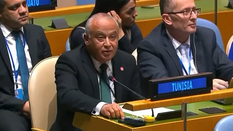 قال السفير طارق الادب، الممثل الدائم للجمهورية التونسية لدى الامم المتحدة