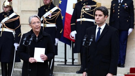 تعيين غابرييل أتال رئيسا للوزراء في فرنسا خلفا لإليزابيث بورن