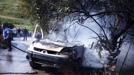  4 شهداء واحتراق سيارة إثر غارة جوية على لبنان
