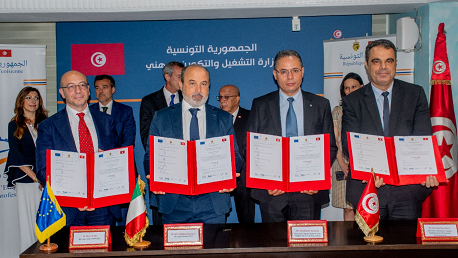 إمضاء إتفاقية تعاون إطارية تونسية إيطالية: 2000 عقد عمل في قطاع البناء والأشغال العامة