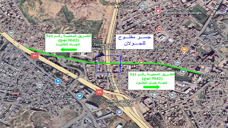 وزارة التجهيز تعلن عن فتح الممر تحت الجسر على الطريق المحلية رقم 541 الرابطة بين جبل الجلود ولاكانيا