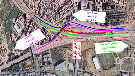 تحويل جزئي لحركة المرور على مستوى جسر لاكانيا ابتداء من الخميس 30 أكتوبر2025