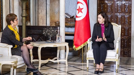 تطوير مجالات التعاون محور لقاء رئيسة الحكومة برئيسة البنك الأوروبي لإعادة الإعمار والتنمية