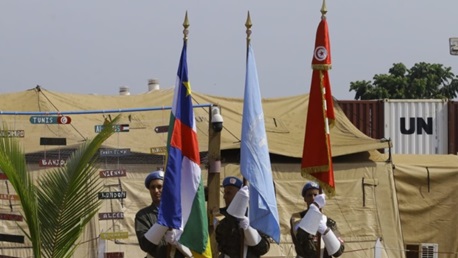 منح ميدالية الأمم المتحدة لوحدة النقل الجوي التونسية التابعة لقوات حفظ السلام بافريقيا الوسطى