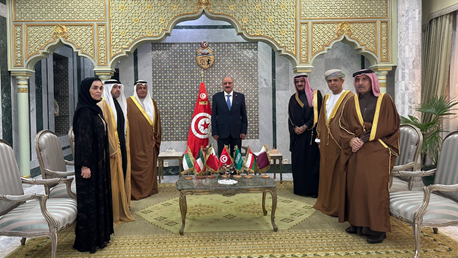 وزير الخارجية و سفراء كلّ من المملكة العربية السعودية ودولة الكويت ودولة قطر ومملكة البحرين وسلطنة عُمان ودولة الإمارات العربية المتحدة، الأعضاء في مجلس التعاون لدول الخليج العربية المعتمدين بتونس