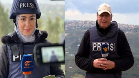 استشهاد الصحفيين علي شعيب وفاطمة فتوني بغارة جنوب لبنان