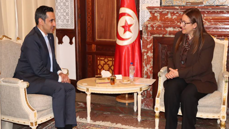 وزيرة الماليّة تلتقي بالمدير العام للمؤسسة العربية لضمان الاستثمار