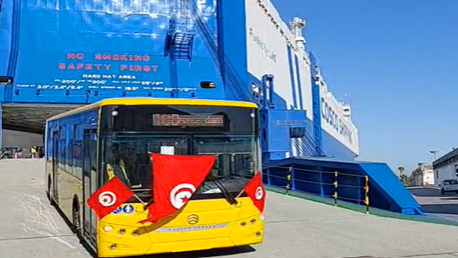 تونس تتسلّم 136 حافلة صينية جديدة 