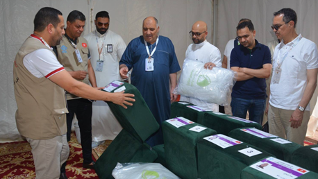 وزير الشؤون الدينية يتفقد جاهزية مخيمات الحجيج التونسيين في صعيد عرفة